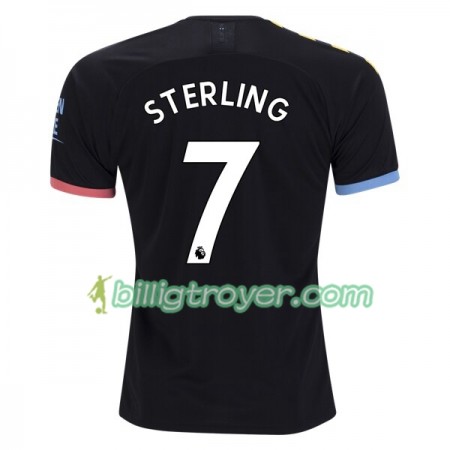 Billige Fotballdrakter Manchester City Sterling 7 Bortedraktsett 2019/20 Kortermet